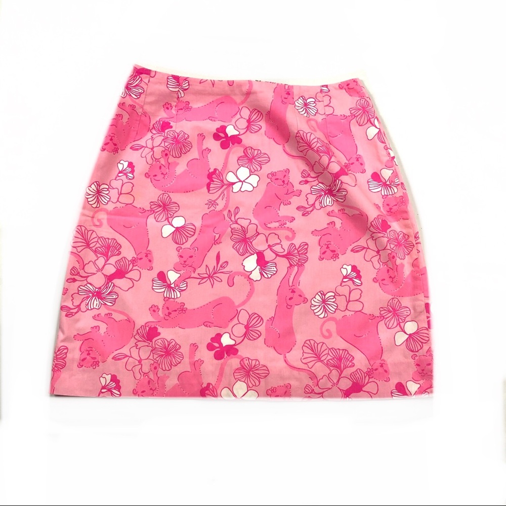 Lilly Pulitzer pink mini skirt 2